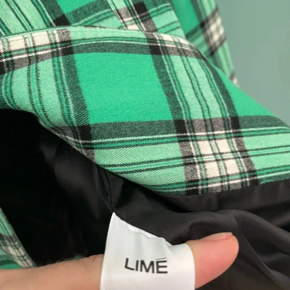 LiME - bottle green woman’s blazer jacket- size M - Picture 10 of 13